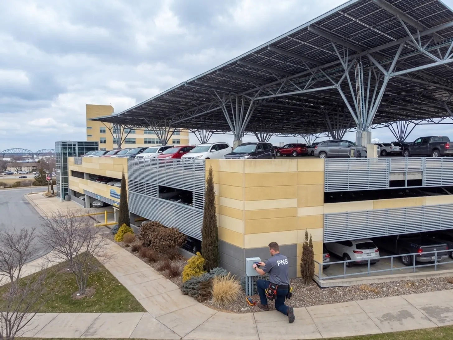 Ombrière photovoltaïque